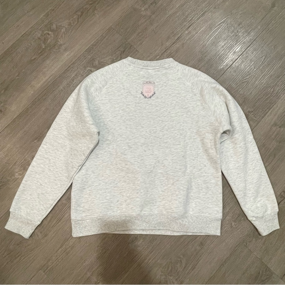 Brunette the Label x The Jilly Academy Sweatshirt in Heathered Light Grey - Picture 4 of 9